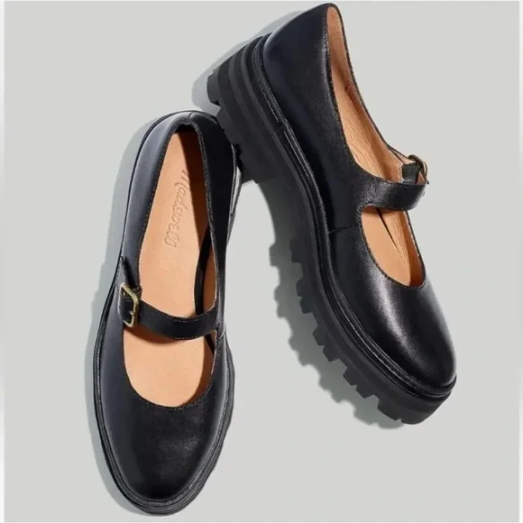 Madewell Freya Platform Leather Lugsole Mary Jane size 9
Wore 1 time - Picture 1 of 7